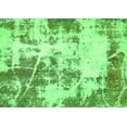 thumbnail image 1 of Ahgly Company Indoor Rectangle Abstract Green Modern Area Rugs, 2' x 5', 1 of 4