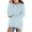 Z-ZLight Blue5, variant on SonxaHe Little Girl's Sweater Flannel Fuzzy Soft Loose Knit Sweater Kids Comfy Warm Thickened Fall Winter Sweaters Purple,Sized 5-6