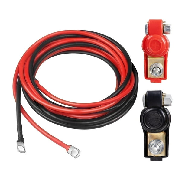 Cables de batería de calibre 5 AWG Cobre kusrkot 100cm M10