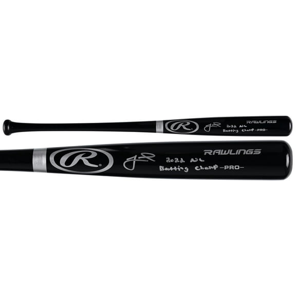 Jeff McNeil New York Mets Autographed Black Rawlings Pro Bat with "22 NL Batting Champ" Inscription - Fanatics Authentic Certified