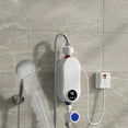 thumbnail image 3 of Tankless Hot Water Heater Electric 3500W Instant Electric Water Heater Fast Heating Mini Small Electric Kitchen Treasure Thermostatic Shower Shower Set-110V Electric Tankless Water Heaters, 3 of 9