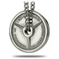 thumbnail image 3 of Men's Stainless Steel 3-Bar Weight Plate Necklace-Phil 4:13 by Shields of Strength, 3 of 4