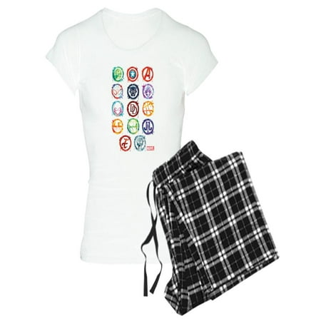 

CafePress - Marvel Icon Favorites Splat - Women s Light Pajamas