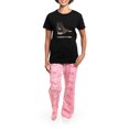 thumbnail image 4 of CafePress - Brindle Akita Photo Women's Dark Pajamas - Women's Short Sleeve Print T-Shirt and Pants Dark Cotton Pajama Set, 4 of 7