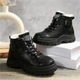 thumbnail image 6 of Willtoo Snow Boots for Women,Platform Winter Boots Warm Sneaker,Hiking Shoes Waterproof with Lace Up Black, 6 of 6