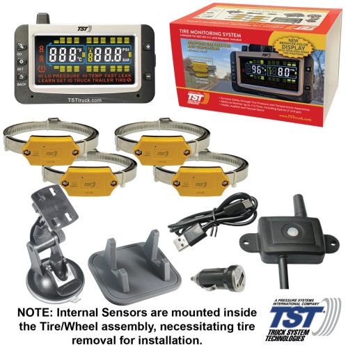 TST TST-507-RV-4-C New Generation Color Monitor 4 Cap Sensor Tire Monitor  System