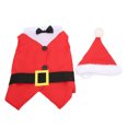 thumbnail image 3 of Disfraz de Navidad para perro con sombrero, ropa ligera y cómoda para perro, para fiesta de NavidadM, 3 of 5