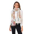 thumbnail image 2 of FORMRS Womens Scarf Winter Soft Long Big Warm Shawls Wrap Tassel Scarves, Pink Donut, 2 of 9