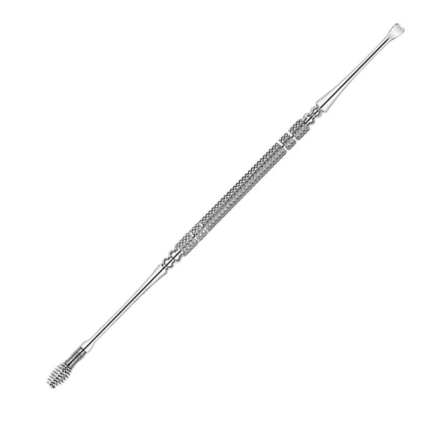 Limpiador de cera para eliminar ceros, limpiador de cucharas, cabezal de resorte, herramientas para la belleza de las orejas