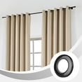 thumbnail image 2 of Curtain Grommets 38 Pack Black, Silent Glide Plastic Rings for Window Treatments, Drapery Eyelets for Roman Rods, Interior Design Hardware with Noise Reduction, 2 of 5
