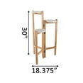 thumbnail image 2 of Flora Bunda FR313E-NEU 30'  Terrazzo Wood 3-tired Planter Stand, 2 of 4