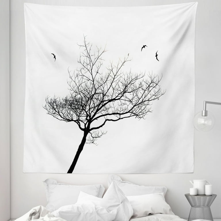 White fabric online wall hanging