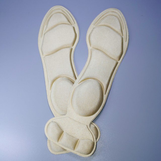 Plantilla de arco engrosado 2 en 1, parche para pie ajustable, esponja combinada 3D, masaje antiabrasión, plantilla transpirable que protege el talón