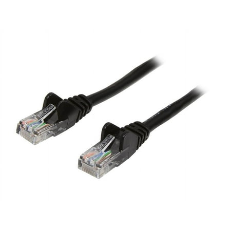 UPC: 0722868197103 | Belkin A3L791-15-BLK-S 15 ft. Cat 5E Black Patch Cable CAT5e Snagless RJ-45M / RJ-45M