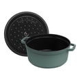 thumbnail image 4 of STAUB la COCOTE 5,25 L Cocotte Ronde en Fonte, Eucalyptus, 4 of 9