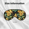 thumbnail image 5 of Naloa Sunflowers And Bird Print Sleep Mask for Sleeper, Light Blocking Sleeping Eye Mask for Women Men, Eye Shade with Adjustable Strap for Travel, Nap,Meditation, 5 of 7