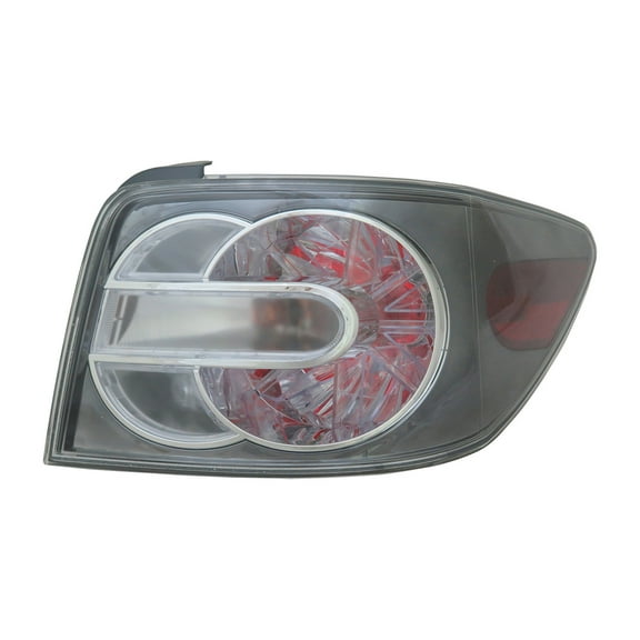 KAI New CAPA Certified Standard Replacement Passenger Side Tail Light Assembly, Fits 2010-2012 Mazda CX7
