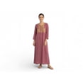thumbnail image 1 of Chemin de Moda Robe Maxi à Fleurs Brodées pour Femme, Robe Longue Modeste à Coupe Ample, 1 of 1