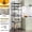 17, variant on Minimalist Multi-Tier Rolling Storage Cart, Adjustable Mobile Storage Shelving Unit with Lockable Wheels, Slim Space Saving Utility Organizer Rack for Kitchen Bathroom Bedroom Laundry Office Pantry