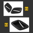 thumbnail image 4 of Universal Car Hood Vent Black Bonnet Direct Cambio de directo Accesorios Exterior Automotriz Reemplazo para GC8 GF8 STI WRX 2PCS Methold VI014382-00B, 4 of 7