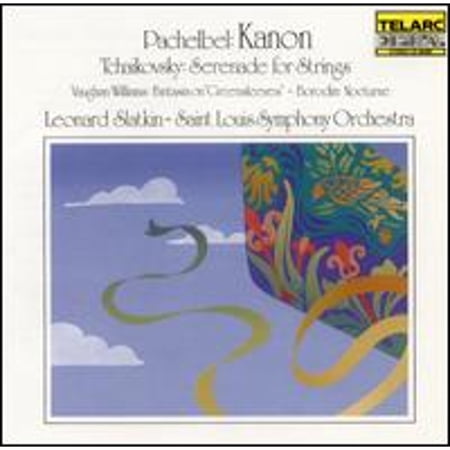 Pre-Owned Pachelbel: Kanon' Tchaikovsky: Serenade for Strings (CD 0089408008023) by St. Louis Symphony Orchestra  Leonard Slatkin (conductor)