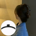 thumbnail image 3 of CSChome Pince à Cheveux en Forme de Griffe Antidérapante Croisée Couleur Unie Pince à Cheveux Décorative Givrée Grande Pince à Cheveux Outil de Coiffure, 3 of 7