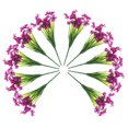 thumbnail image 1 of ColoMX Flor de simulación de 10 piezas Flor de jarrón violeta artificial Flor decorativa, 1 of 7