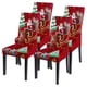 thumbnail image 1 of Juego de 4 Fundas para Sillas Navideñas Elásticas SearchI, 1 of 7