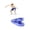 Blue, variant on Green Inertial Swing Bobble Head Car Decoration Surfer Muscle Man Wobbler For Dashboard Creative Plastic