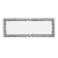 thumbnail image 2 of VCNY Home Border White/Black Cotton Viscose Bath Runner, 24" x 60", 2 of 5