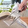 thumbnail image 1 of Trayknick Cat Litter Shovel Quick Sand Leak Increased Surface with Hanging Hole Easy Storage Anti-rust Time-saving Minimalistic Stainless Steel Cat Litter Scooper Cat Supplies Stainless Steel, 1 of 13