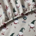 thumbnail image 6 of VCNY Home Gnome 4-Piece Taupe Cotton Flannel Bed Sheet Set, Full - Deep Pocket, 6 of 6
