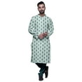 thumbnail image 4 of Atasi Printed Designer Kurta For Boys Casual Kurta Pajama Set Ethnic Summer Clothing, 4 of 5