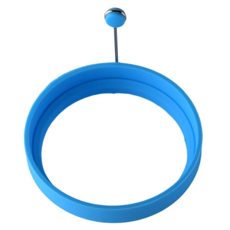 

Silicone Round Pancake/Egg Rings Silicone Egg Ring Nonstick Mold Ring Breakfast Sandwich Blue