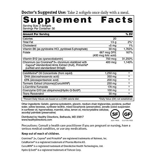 Dr Sinatra S Omega Q Plus Max Advanced Heart Health And Healthy Aging Support For Healthy Cholesterol Blood Pressure Triglycerides Blood Sugar With 100mg Of Coq10 And Turmeric 60 Softgels Walmart Com