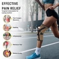 thumbnail image 6 of Copper Knee Brace Compression Sleeve for Knee Pain, Knee Support Band with Patella Pad and Lateral Stabilizers for Meniscus Tears, 6 of 6