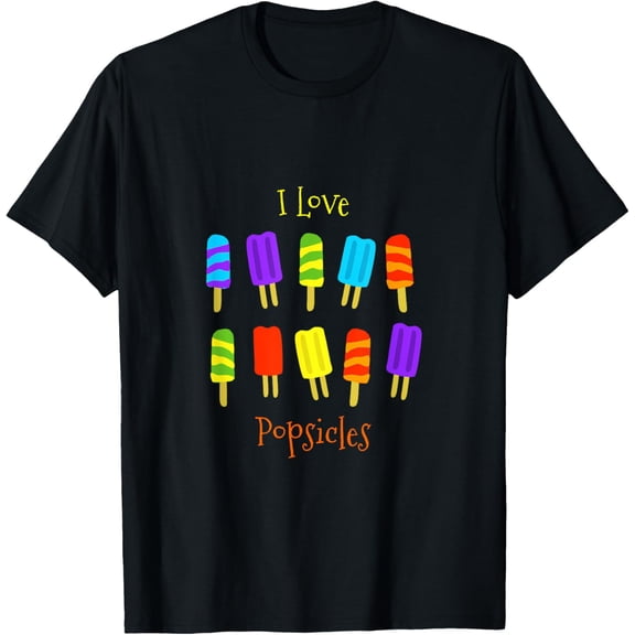 I Love Popsicles T-Shirt