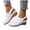 White, variant on Closed Toe Sandals for Women with Arch Support Breathable Walking Mules Comfortable Slip On Platform Dress Sandal White Size 8