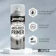 thumbnail image 2 of JENOLITE Anti-Rust Primer Spray Paint - WHITE - Rust Inhibitor Spray for Automotive & Metal Protection - Prevents Rust & Corrosion  3x13.5fl oz 3x400ml, 2 of 6