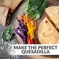 thumbnail image 4 of Nostalgia Taco Tuesday Deluxe 10-Inch 6-Wedge Electric Quesadilla Maker with Extra Stuffing Latch, Red, 4 of 5