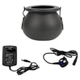 thumbnail image 2 of Halloween Witch Cauldron with Mist Maker Fogger 12 LED Light Color Change Pond Fogger Misting Cauldron Halloween Decor Fog Machine for Holiday Party(Black), 2 of 8