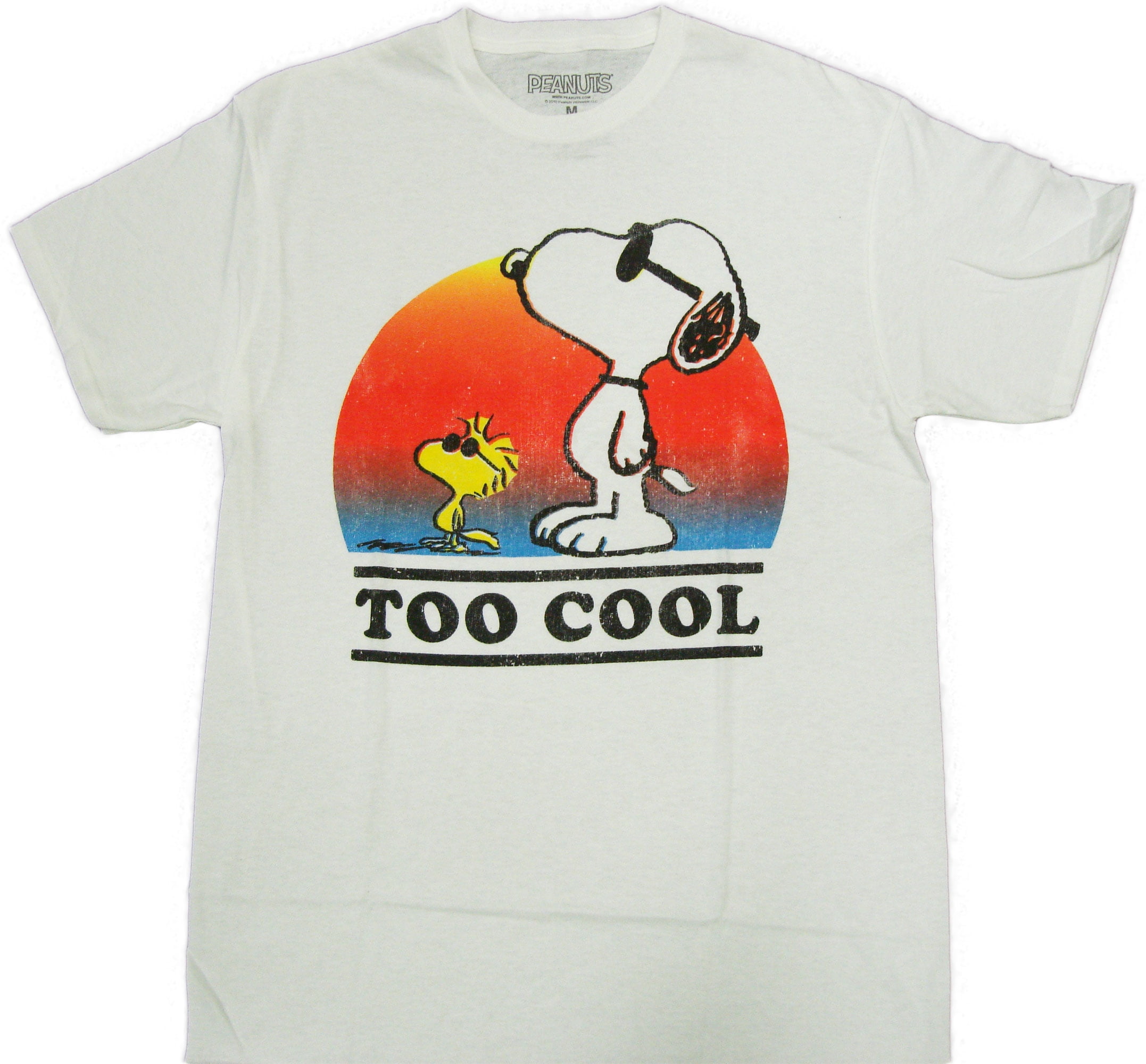 Peanuts Snoopy Woodstock Cool  T-shirt Iron on transfer 