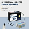 thumbnail image 4 of LGECOLFP 12V 100Ah LiFePO4 Lithium Iron Phosphate Battery for Deep RV Marine Solar System 100A BMS, 4 of 7