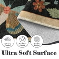 thumbnail image 5 of Moynesa Insect 5'x7' Area Rugs Washable Rug for Living Room Soft Natural Bedroom Rug Vintage Cottage Accent Carpet for Dining Room Playroom Office Stain Resistant Non Slip, Black, 5 of 12