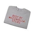 thumbnail image 3 of Mozzarella Sticks Sweatshirt Gifts Crew Neck Shirt Long Sleeve Unisex, 3 of 7