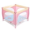 ODOLAND 39inch x 39inch Baby Playard Bed Play Pen Portable with Mattress Safety & Door Activity Center for Toddler Boys Girls