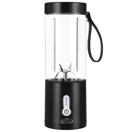 

Gecheer Portable Blender Cup USB Electric Fruit Juicer Rechargeable Juice Mixer 530ml with 6 for Sports Travel Camping