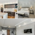 thumbnail image 6 of Luxrite 1 inch Square LED Recessed Lighting with J-Box 7W 5 Color Selectable 2700K-5000K 500 Lumens Wet Rated 4 Pack, 6 of 7