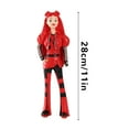 thumbnail image 4 of Cyinyin 11 INCH Descendants Toys Rise Of Red, The Rise Of Red Queen Of Hearts Fashion Doll With Movie-Inspired Royal Gown, Action Figures Toys Creative Art Decoration for Adult Tabletop Home Decor, 4 of 10