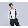 thumbnail image 3 of Bretelles pour Hommes, Dos en Y, Bretelles Longues Ajustables à Clip, Bretelles Élastiques, 3 of 6